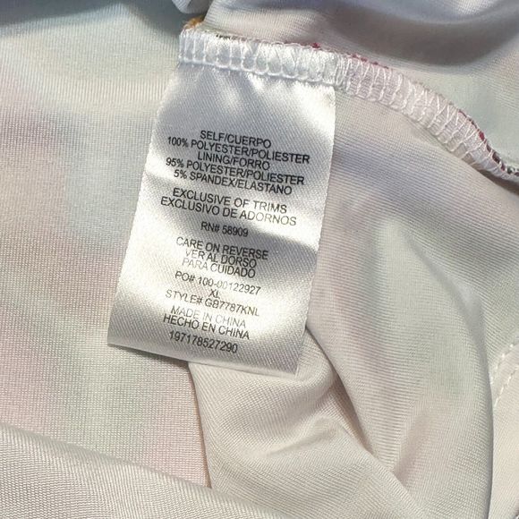 Gianni Bini GB Miss Mini Dress Crochet Spaghetti Strap Colorful Boho Party XXL - Picture 10 of 10